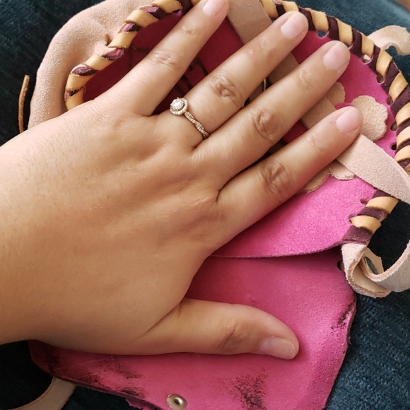 Purse pink leather hand crafted - Picture 10 of 12